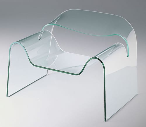 The Ghost All Glass Chair from FIAM of Italy