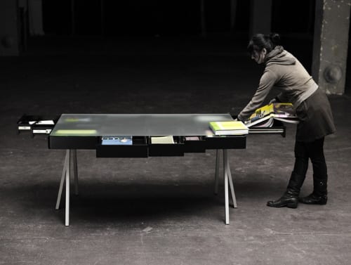 The Multi-Purpose Treasury Table / Desk with Storage Drawers