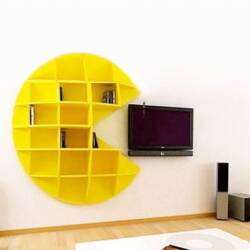 The Puckman Bookcase By Mirko Ginepro