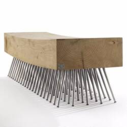 The Ultra Modern Spazzola Bench by  Fabio Lo Jacono