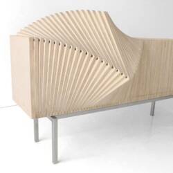 The Wave Dining Storage Cabinet by Sebastian ErraZuriz