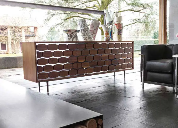 tonin casa honey sideboard