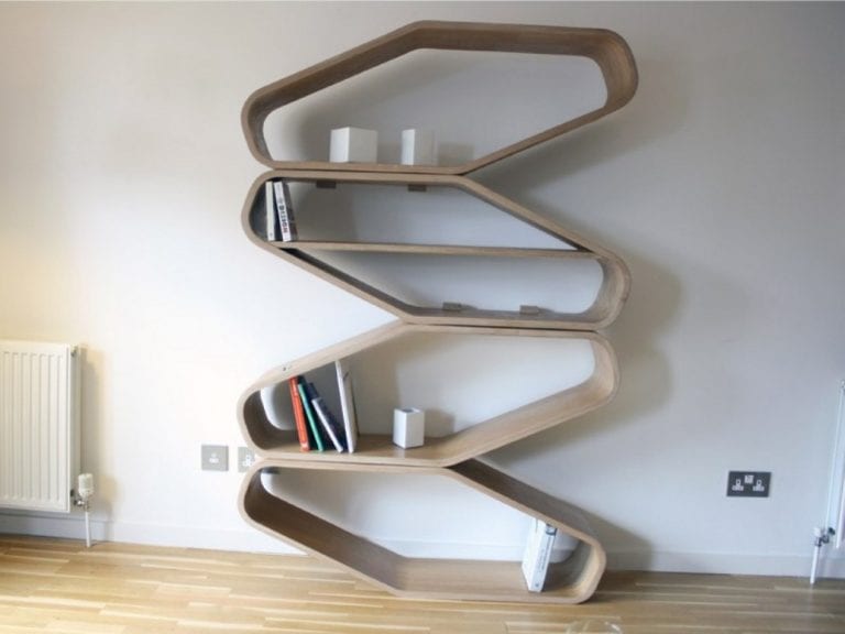 ultra modern bookshelf