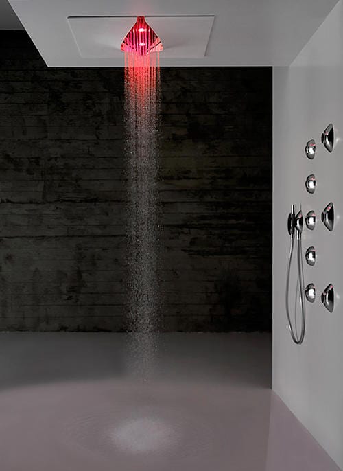 Virgin Showerhead By Zazzeri Is a Waterfall In the Ceiling