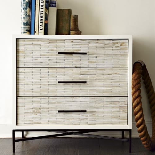 wood tiled dresser