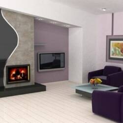 Yin Yang Inspired Mantel via Encompass Interiors