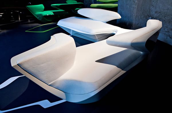 Zaha Hadid's Zephyr Sofa - Inspired By Nature